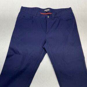 Peter Millar Crown Sport eb66 Performance Pants Mens 38x34 Navy Blue 5-Pocket